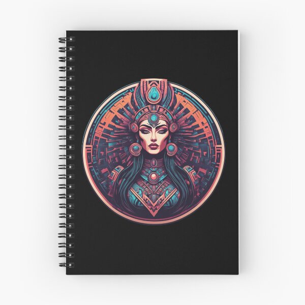Item preview, Aztec Priestess Disc, Beautiful Tribal Girl, Psychedelic designed and sold by Burn-Ego.