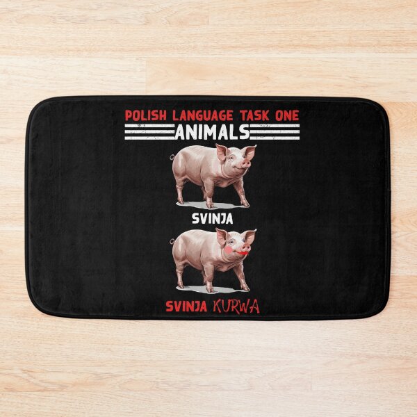 Artikelvorschau, Lustiges Kurwa Schwein Polnisches Internet Meme entworfen und verkauft von LuminOrb.