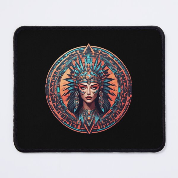 Item preview, Tribal Priestess Disc, Beautiful Tribal Girl, Psychedelic designed and sold by Burn-Ego.