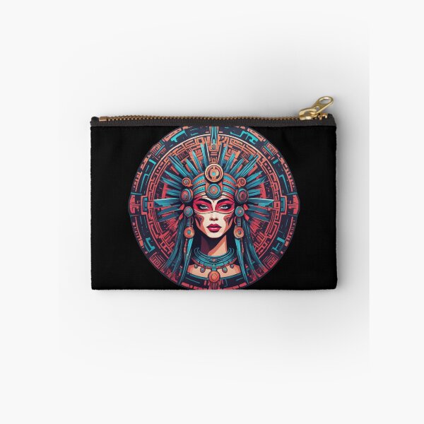 Item preview, Mayan Priestess Disc, Beautiful Tribal Girl, Psychedelic designed and sold by Burn-Ego.
