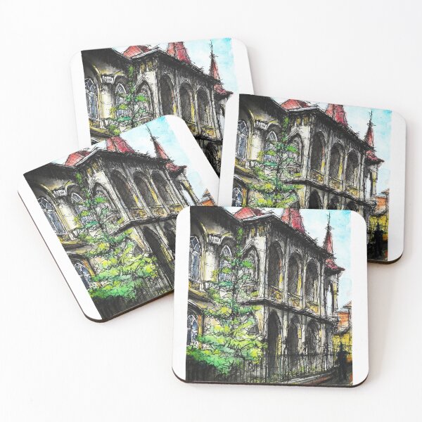 Item preview, Old Gothic Building designed and sold by DjapetoArt.