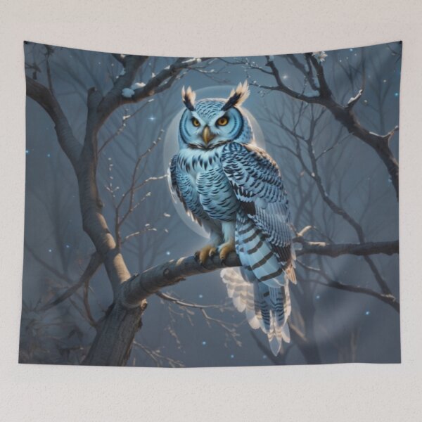 Item preview, Celestial Owl: Symbol of Stillness, Wisdom, and Hidden Truth designed and sold by LaLi-Designs.
