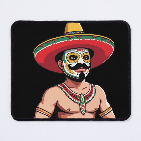 Item preview, Lucha Libre Mexican Iconic Wrestler designed and sold by LuminOrb.