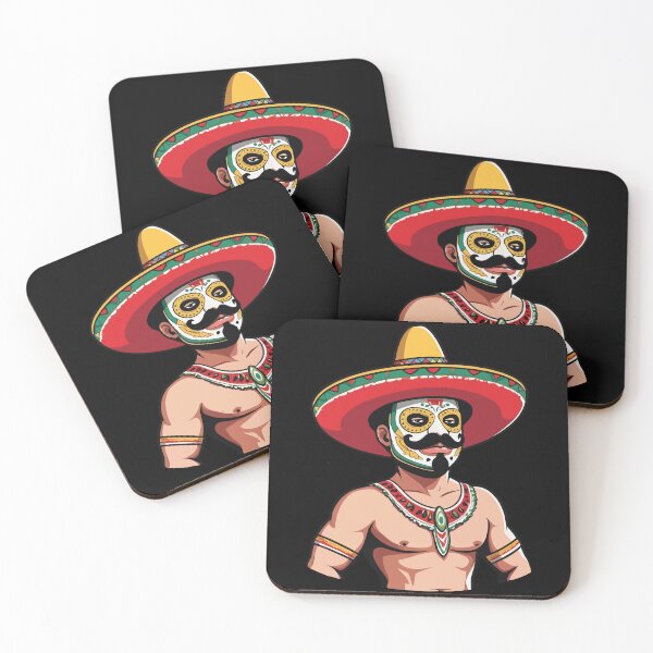 Item preview, Lucha Libre Mexican Iconic Wrestler designed and sold by LuminOrb.