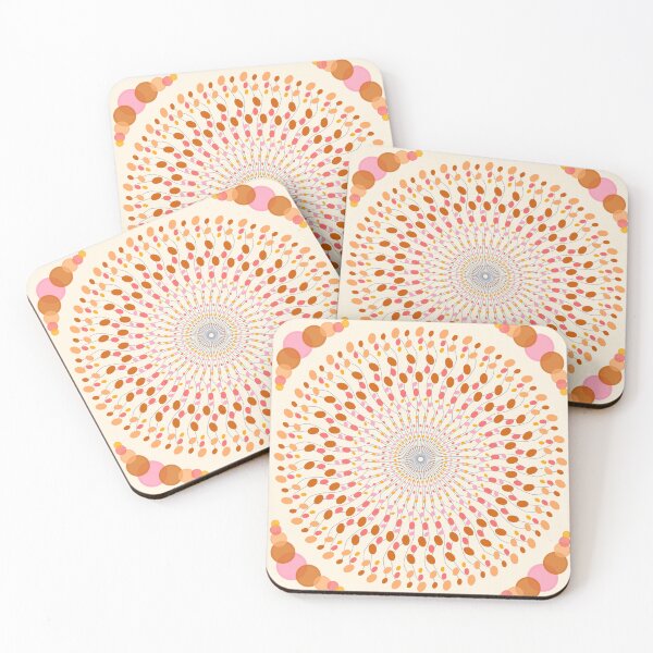 Item preview, Dotted Modern Floral with Stacked Circles  designed and sold by JaygiesDesign.