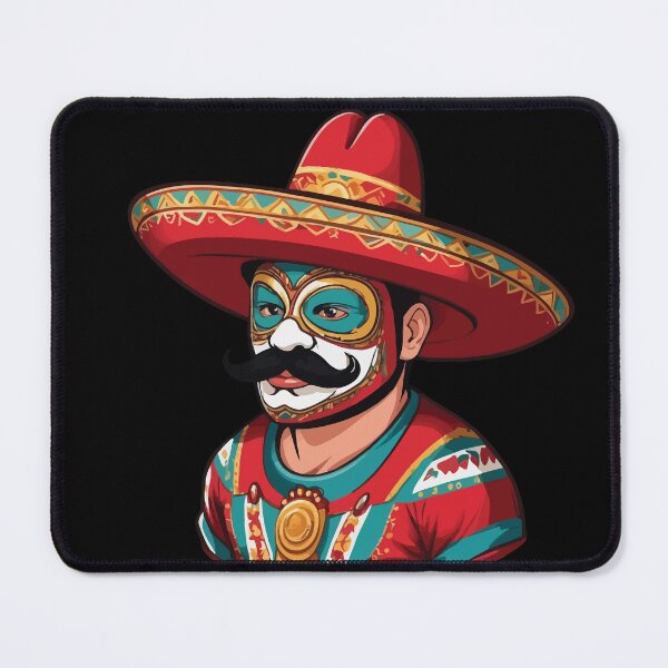 Item preview, Mexican Wrestler Iconic Lucha Libre designed and sold by LuminOrb.