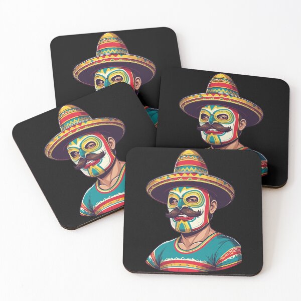 Item preview, Mexican Wrestler Iconic Lucha Libre designed and sold by LuminOrb.
