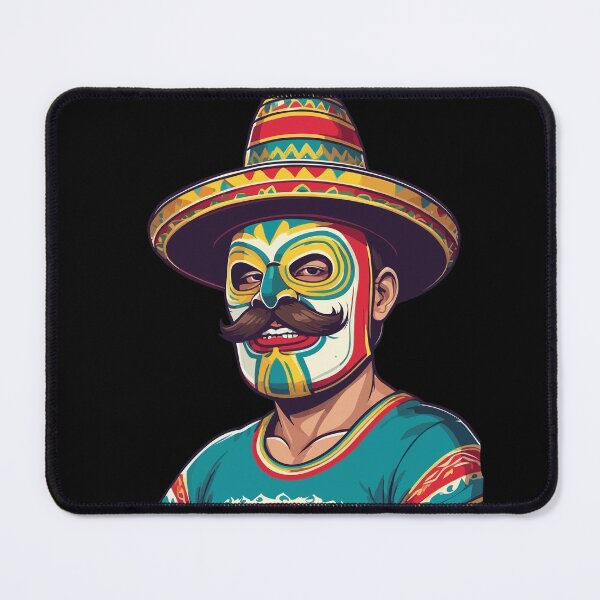 Item preview, Mexican Wrestler Iconic Lucha Libre designed and sold by LuminOrb.