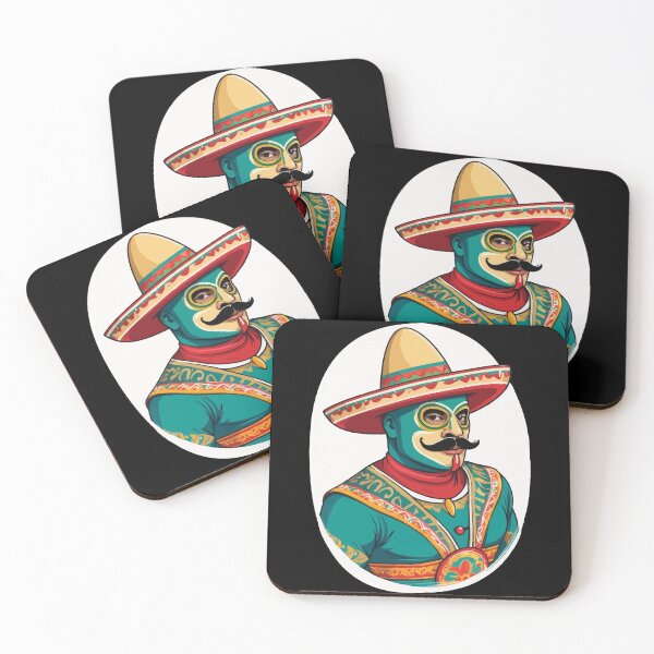 Item preview, Lucha Libre Mexican Wrestler Freestyle designed and sold by LuminOrb.
