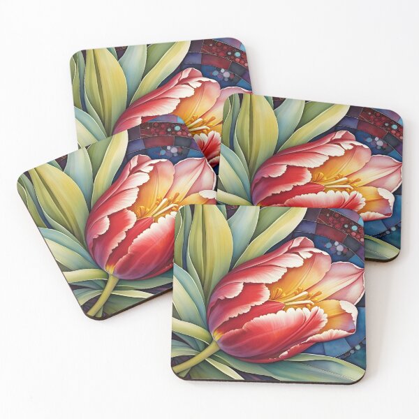 Item preview, Tulip Mixed with Abstract designed and sold by Nira Dabush.