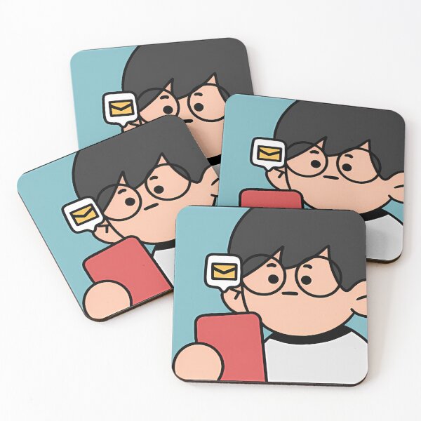 Item preview, cartoon boy texting   designed and sold by RENCAMPOS.