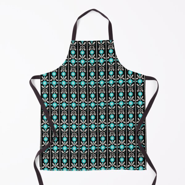 Item preview,  PATTERN 1- BLUE FOLWERS,BLACK BACKGROUND designed and sold by JarredDoll.