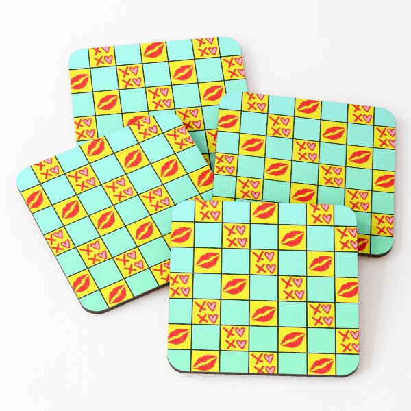 Item preview, Colourful Gradient Xoxo Kisses Romantic cute lovers Loveland designed and sold by LUCKYHAPPYFINDS.