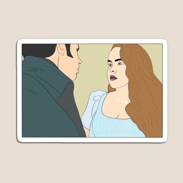 Aperçu de l'œuvre La Chronique des Bridgerton saison 3, scène miroir de Penelope et Colin créée et vendue par vyascreations.