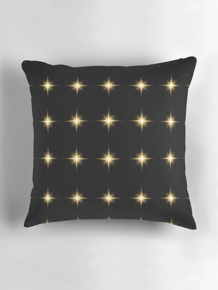Thumbnail 3 of 4, Pillow, Simple Stars Pattern designed and sold by PatternCreators.