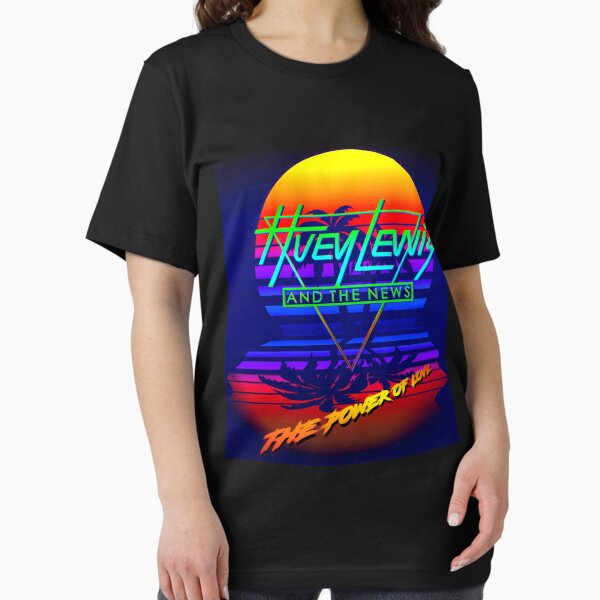 Item preview, Huey Lewis The Power Of Love Retro 80S Synthwave Homage designed and sold by ThierryMoreno.