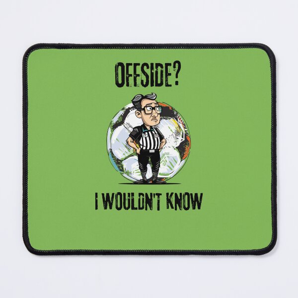 Item preview, Soccer Funny Referee Cartoon: The Ultimate Visual Impairment Comedy Shirt! designed and sold by zax454.