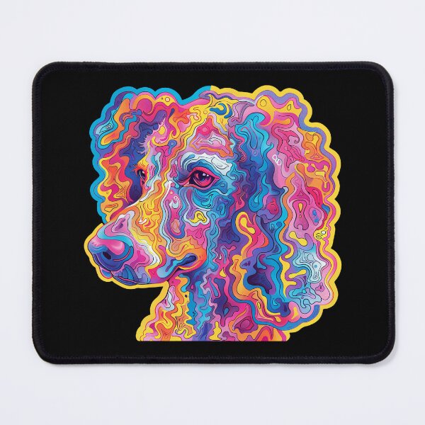 Item preview, Abstract colorful poodle designed and sold by FlowersColorful.