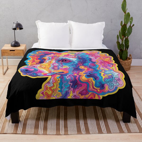 Item preview, Abstract colorful poodle designed and sold by FlowersColorful.