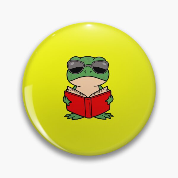 Item preview, Frog reading a book designed and sold by MaateoDesign.