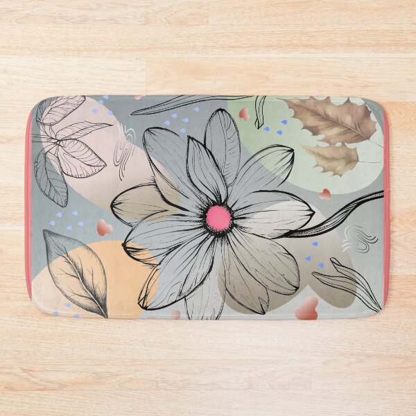 Item preview, Abstract home decorating minimalist flower line art wall poster designed and sold by jayne0524.