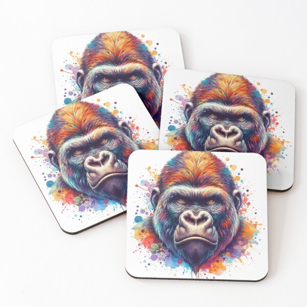 Item preview, Gorilla Colorful designed and sold by devonclemon.