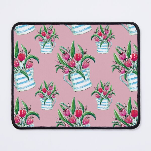 Item preview, Tulips in Jug Apricot BG designed and sold by HanliesArt.