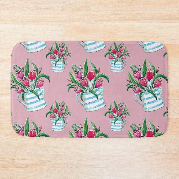 Item preview, Tulips in Jug Apricot BG designed and sold by HanliesArt.