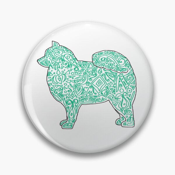 Item preview, TEAL PATTERN FINNISH LAPPHUND designed and sold by FLCNSW.