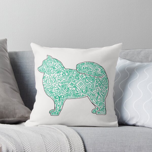 Item preview, TEAL PATTERN FINNISH LAPPHUND designed and sold by FLCNSW.