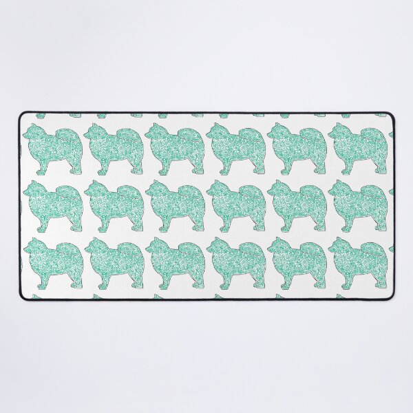 Item preview, TEAL PATTERN FINNISH LAPPHUND designed and sold by FLCNSW.