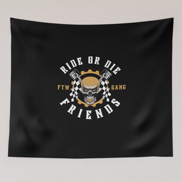 Item preview, A Ride or Die Adventure with the Bad Boys and Girls of the Motorcycle Gang designed and sold by Surabhi Jain.