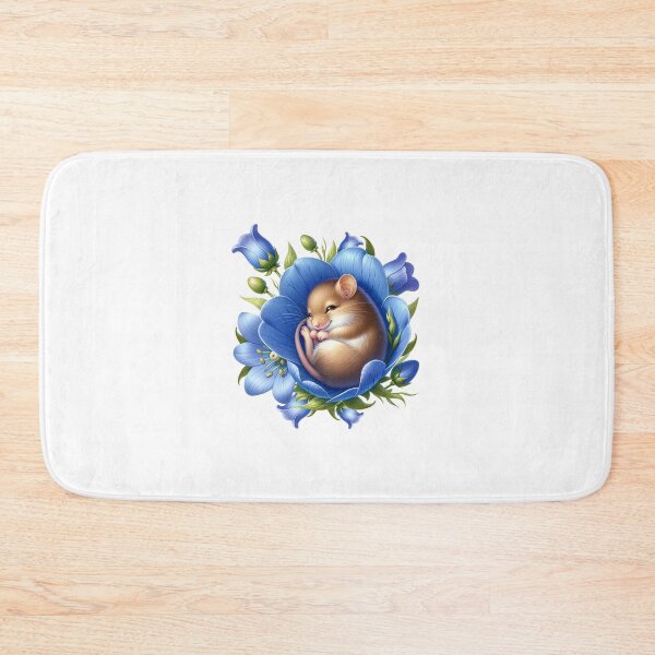 Item preview, Cute little mouse curled in a flower designed and sold by LoneAngel.