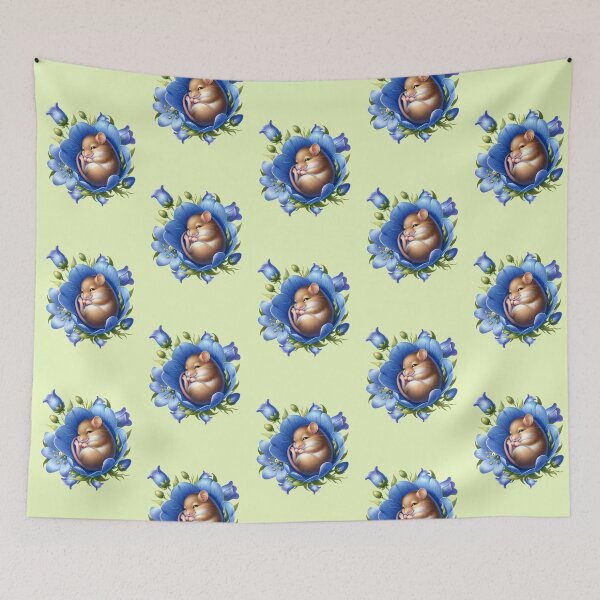 Item preview, Cute little mouse curled in a flower designed and sold by LoneAngel.