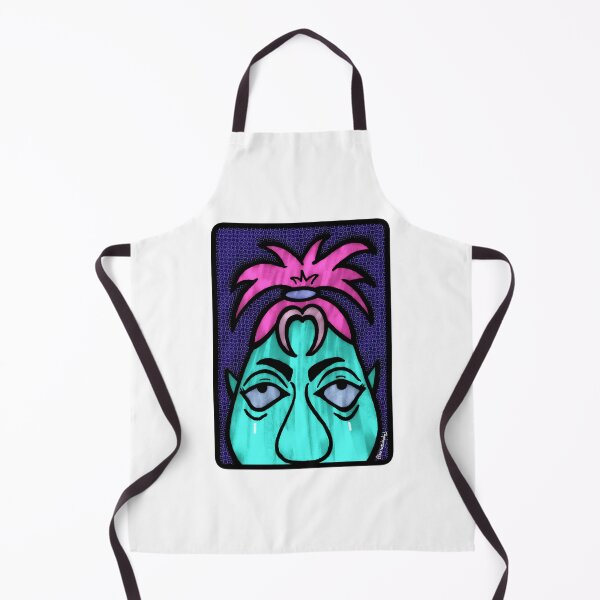 Aperçu de l'œuvre ILLUSTRATION DE VISAGE TRISTE POP ART créée et vendue par longlivcurio.