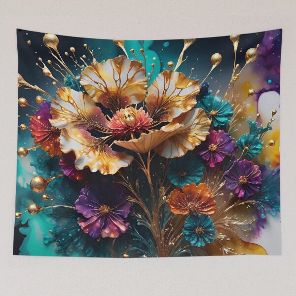 Item preview, RogerPattern - "Floral Explosion: A Burst of Color Mixing" designed and sold by RogerPattern.