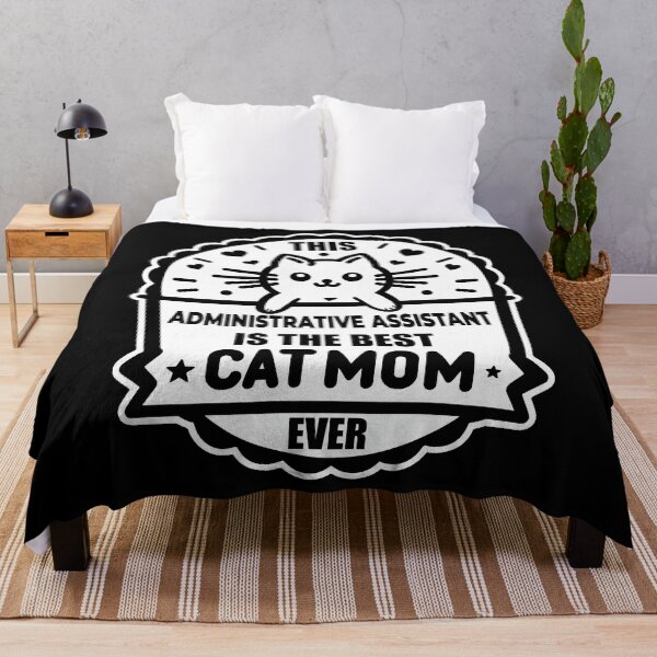 Item preview, This Administrative Assistant Is The Best Cat Mom Ever Cute kitty design for Cats Mothers designed and sold by thebaronart.