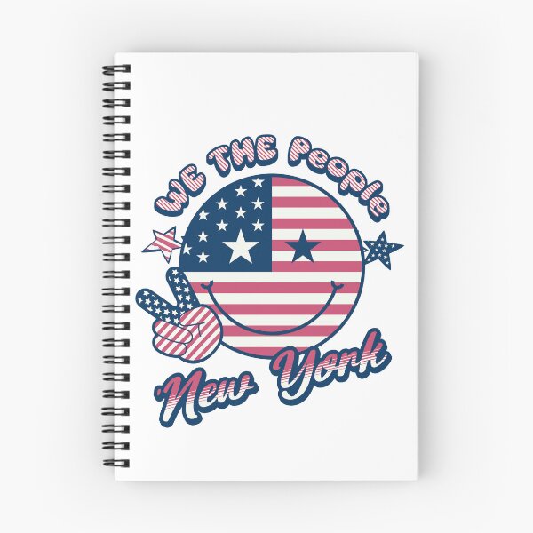 Item preview, We The People of New York American Flag Smiley Face designed and sold by rroulette77.