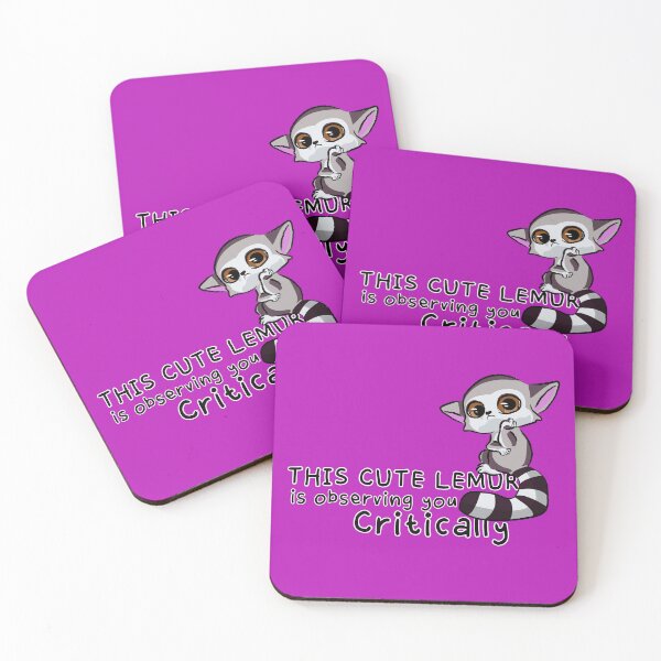 Item preview, Critical Critter: The Observant Lemur designed and sold by Fun Funky Designs.