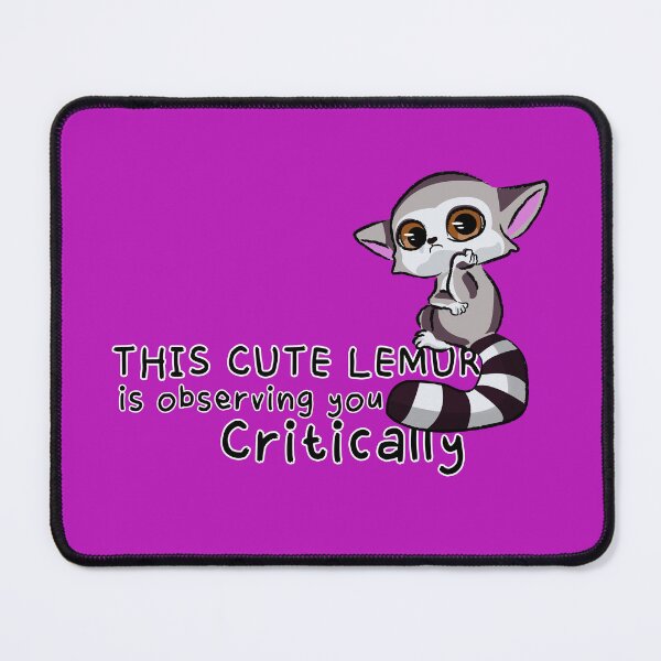 Item preview, Critical Critter: The Observant Lemur designed and sold by Fun Funky Designs.