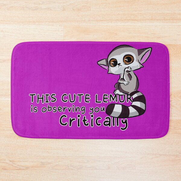 Item preview, Critical Critter: The Observant Lemur designed and sold by Fun Funky Designs.