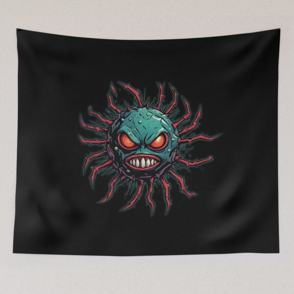 Item preview, Cartoon Evil Virus, Zombie, BioTechnology designed and sold by Burn-Ego.