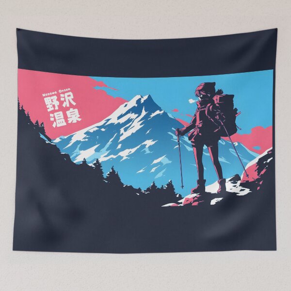 Item preview, Shred the Slopes of Nozawa Onsen: A T-Shirt for the Mountain Explorers  designed and sold by tokyojeff.