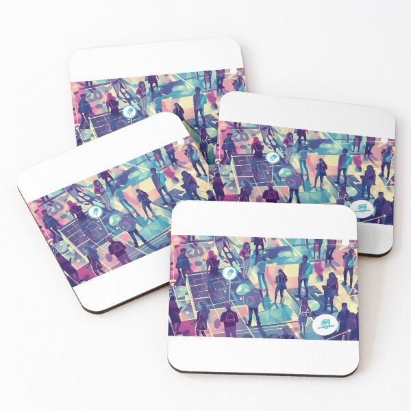 Item preview, Abstract Urban Commotion Scene designed and sold by palmyst.