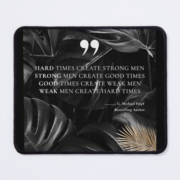 Item preview, Hard Times Life Quote Poster designed and sold by xposedbydesign.