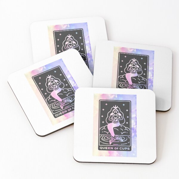 Item preview, The Queen of Cups Tarot Card designed and sold by WildWoodlandWitch.