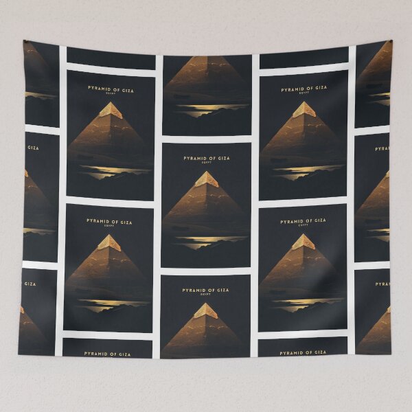 Item preview, Pyramid of Giza (Khafre ): Ancient Marvel of Egypt designed and sold by NeuralVibe.