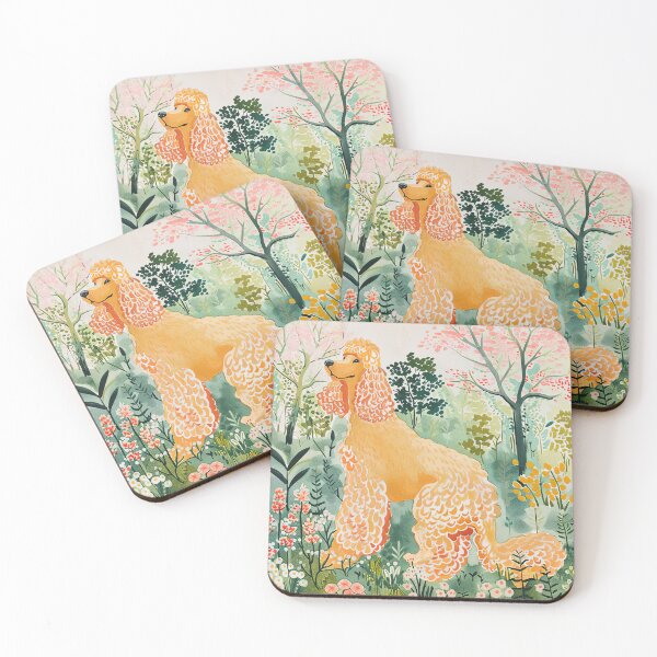 Item preview, Abstract poodle designed and sold by FlowersColorful.