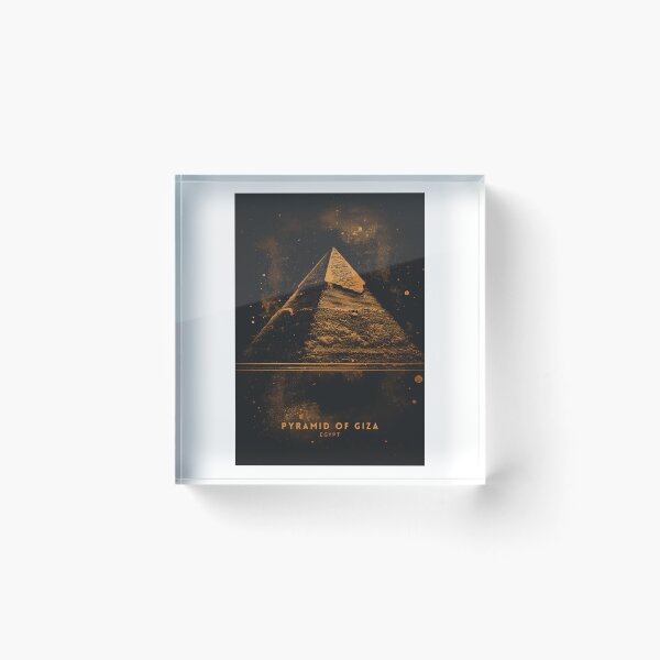 Item preview, Pyramid of Giza: Icon of Ancient Egypt designed and sold by NeuralVibe.