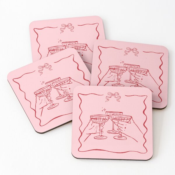 Item preview, Pink Cocktail Party - Bow Aesthetic - Dinner Party  designed and sold by KittyStrand.
